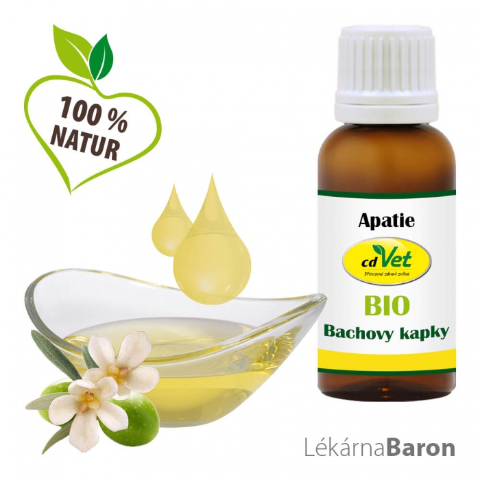 Bachovy kapky pro psy a kočky - Bio - Apatie 20 ml