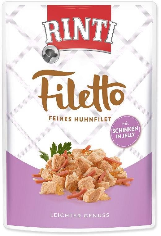 Rinti Dog Filetto kapsa kuře+šunka v želé 100g