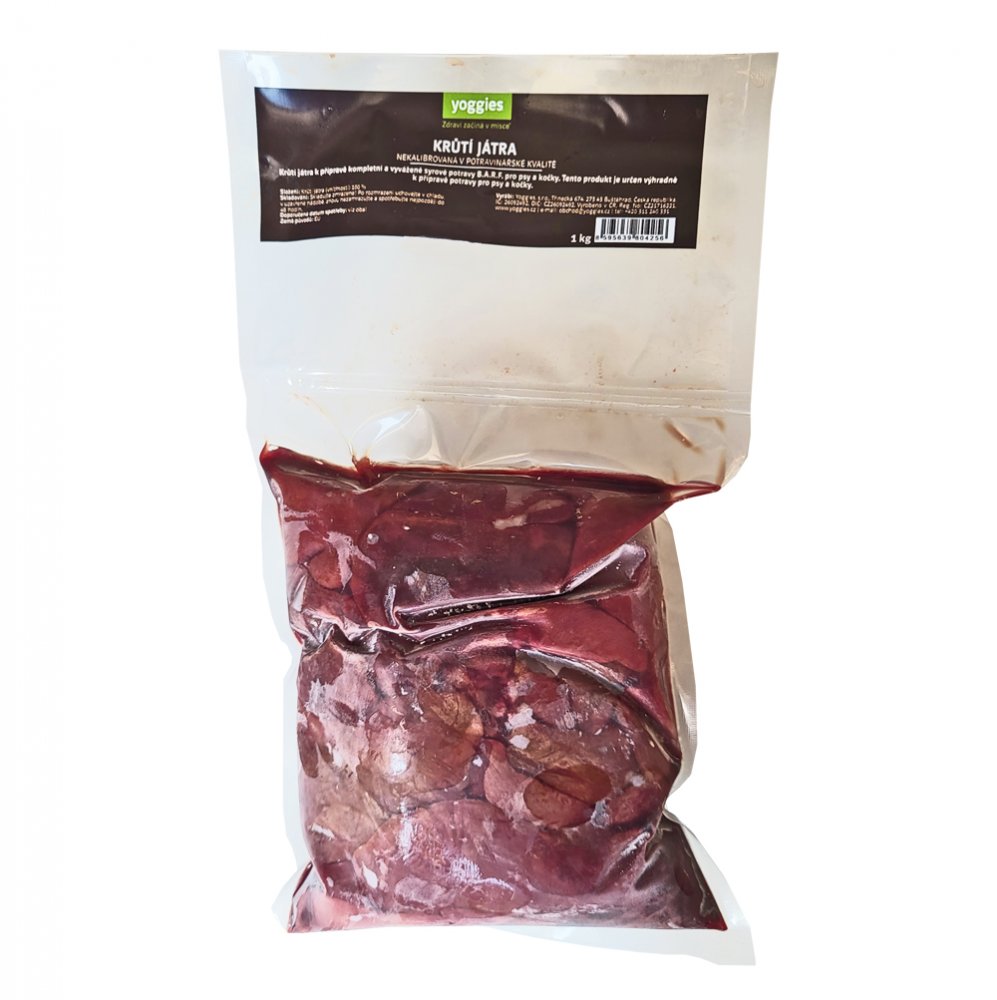 B.A.R.F. Krůtí játra 1kg
