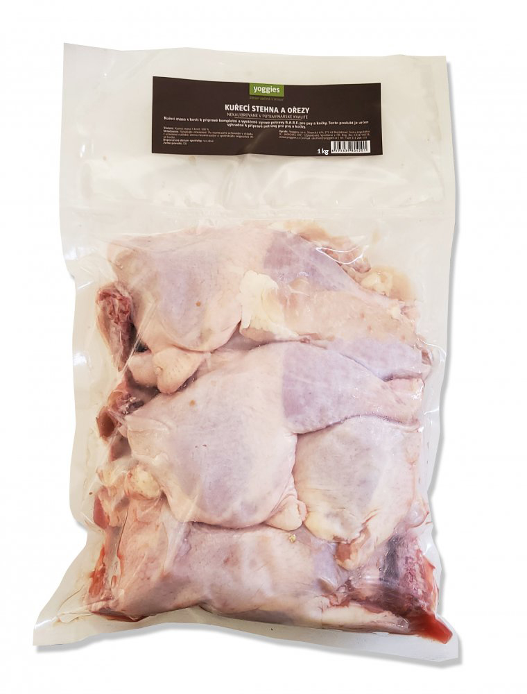 B.A.R.F. Kuřecí stehna a ořezy 1kg