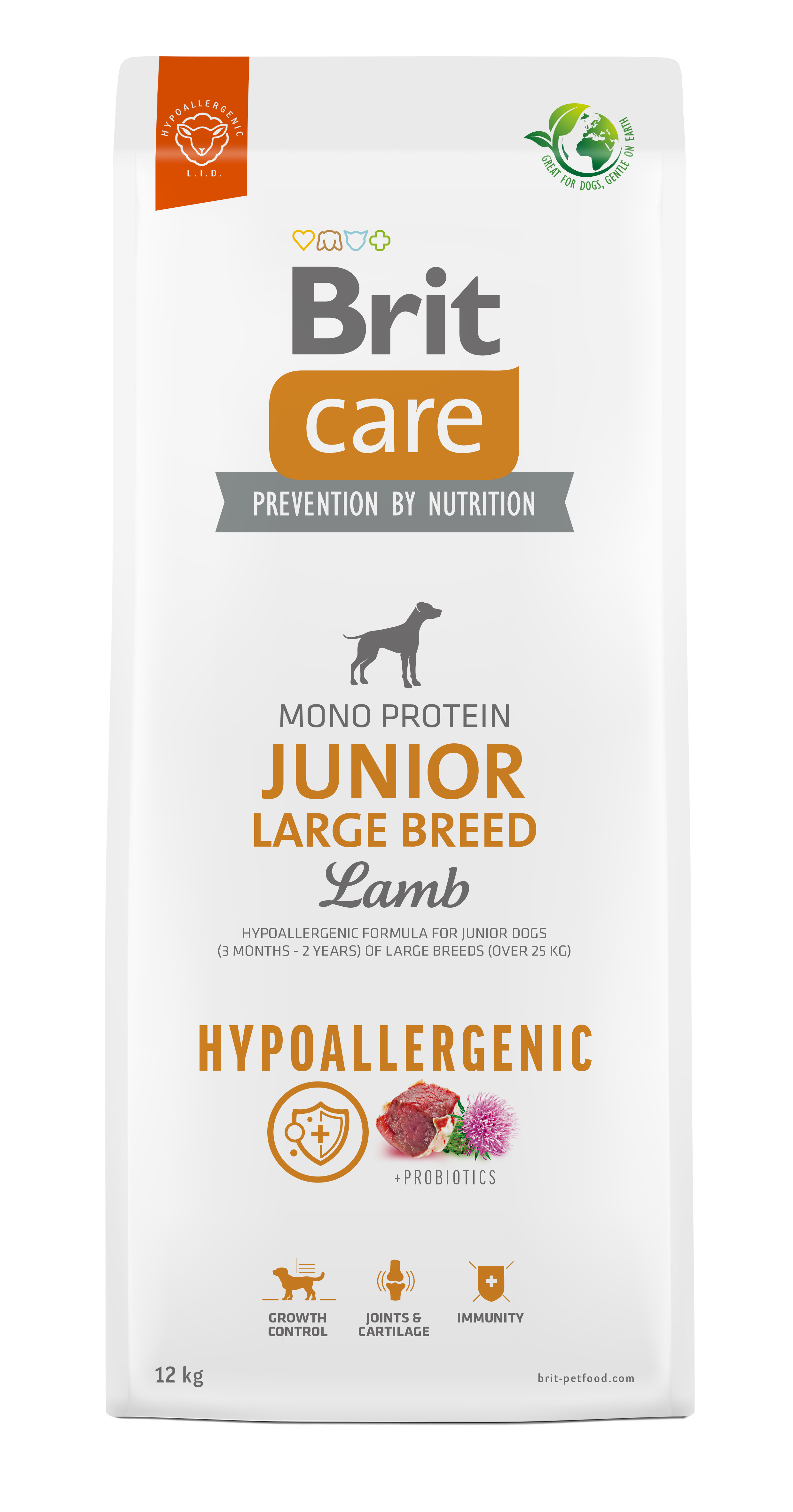 Brit Care Dog Hypoallergenic Junior Large Breed 3 kg