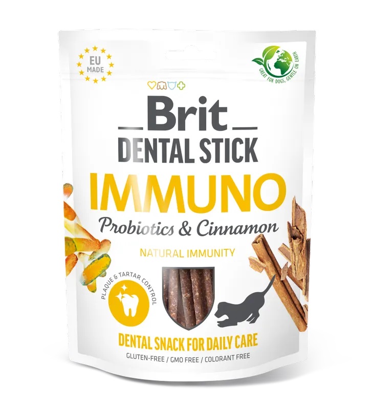 Brit Dog Dental Stick Immuno Probiotics&Cinnamon 7ks