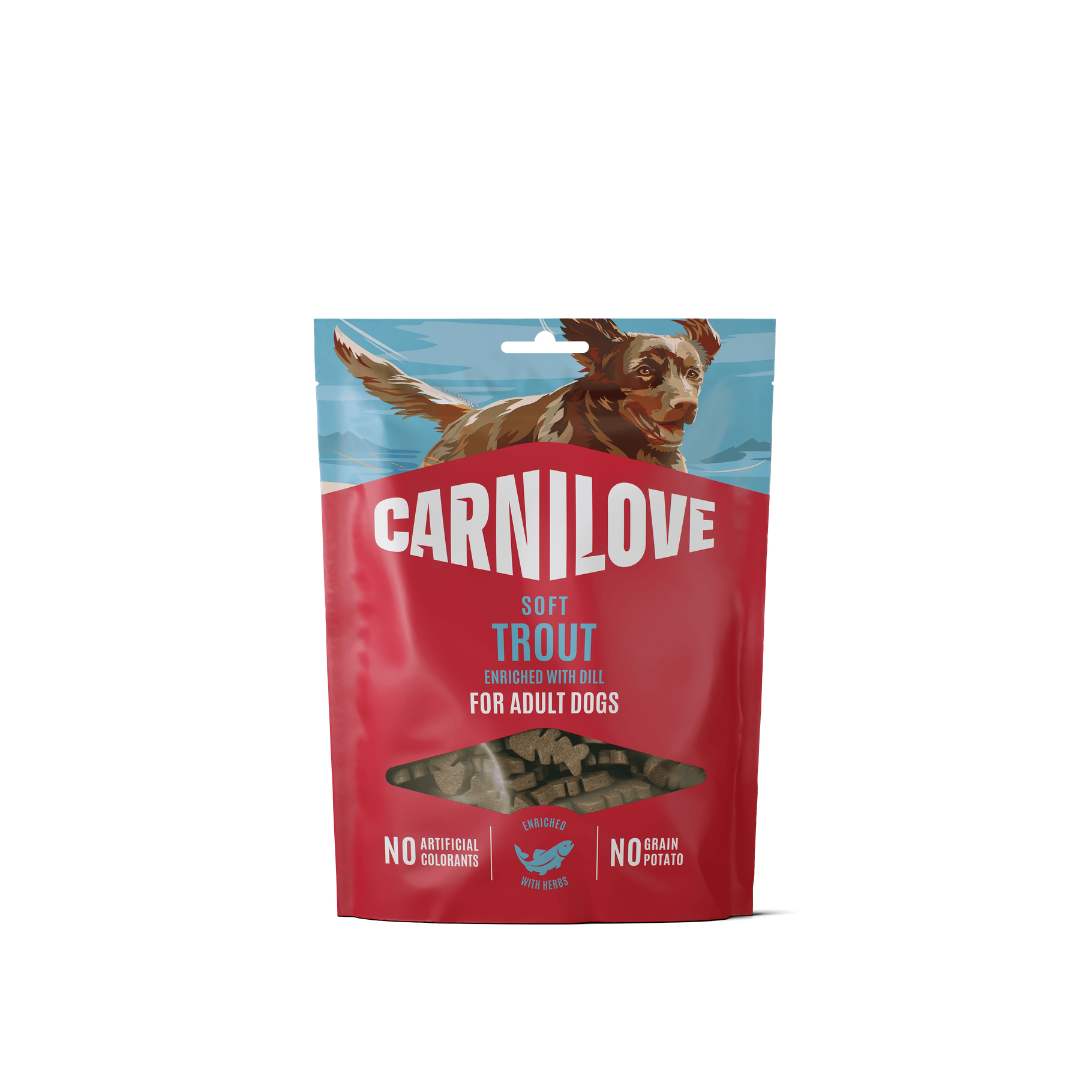 Carnilove Dog Soft Snack Trout enriched with Dill 200 g
