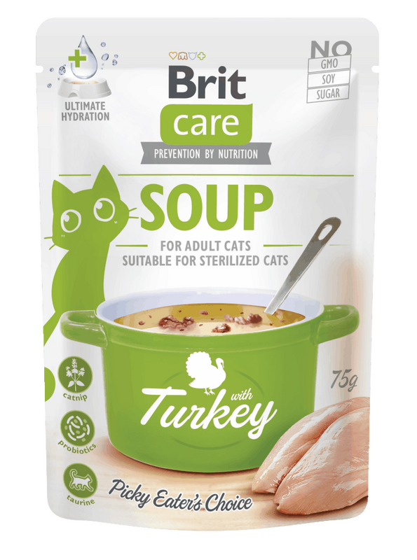 Brit Care Soup with Turkey for Cats 75 g