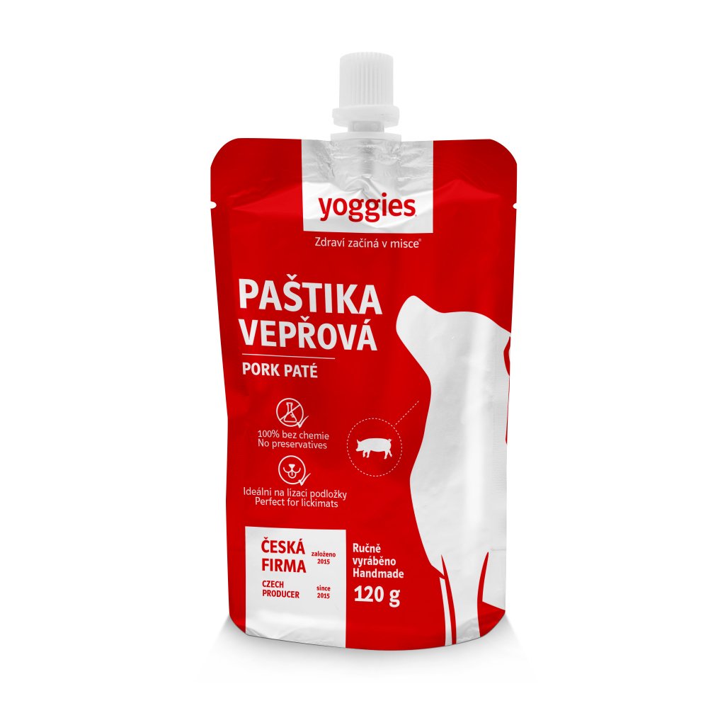 Yoggies paštika - vepřové maso 120g