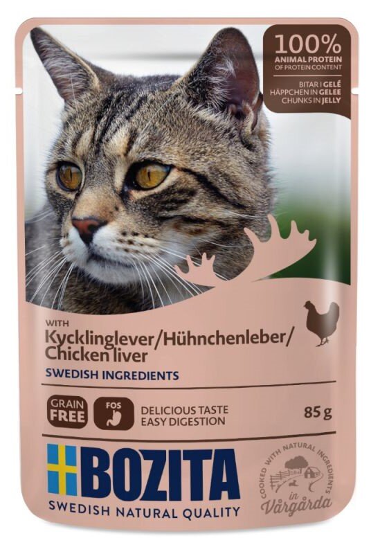 Bozita kapsička  kousky v želé - kuřecí játra 85g
