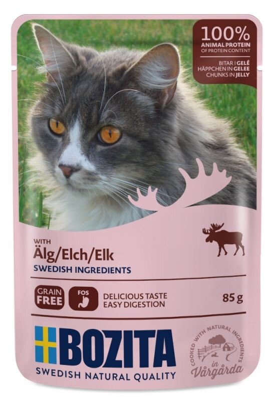 Bozita kapsička kousky v želé - los 85g