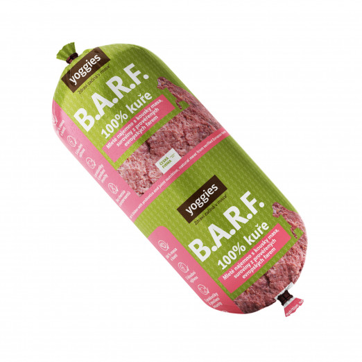 Yoggies B.A.R.F. 100% kuře s probiotiky a kloubní výživou  1300g