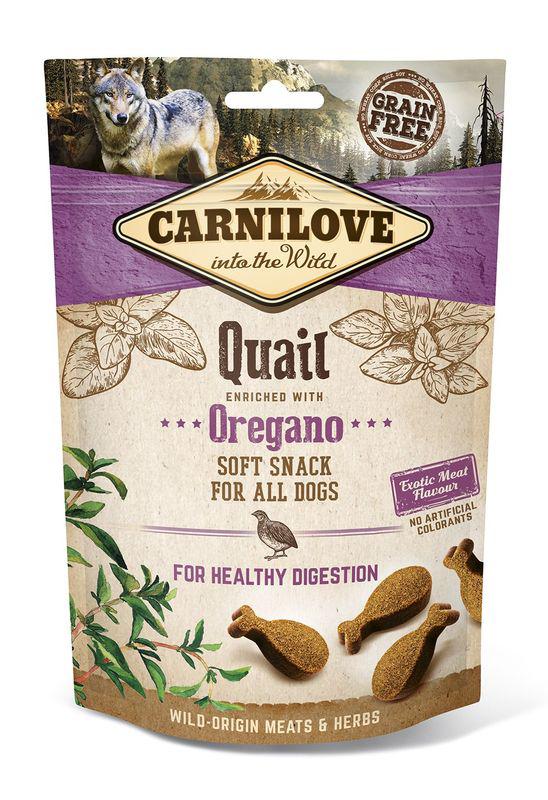 Carnilove Dog Semi Moist Snack Quail&Oregano 200g