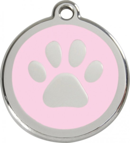 Známka Red Dingo Tlapka - Růžová S