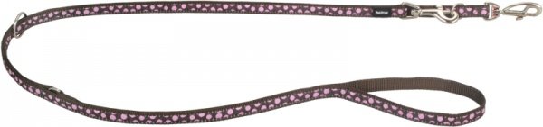 Vodítko RD přep. 12 mm x 2 m - Pink Spots on Brown