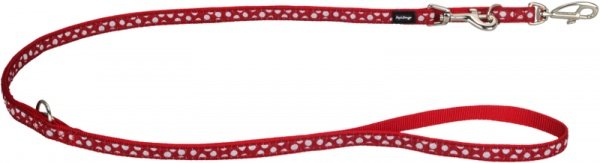 Vodítko RD přep. 12 mm x 2 m - White Spots on Red