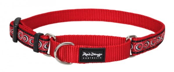 Obojek polos. RD 15 mm x 26-40 cm - Cosmos Red