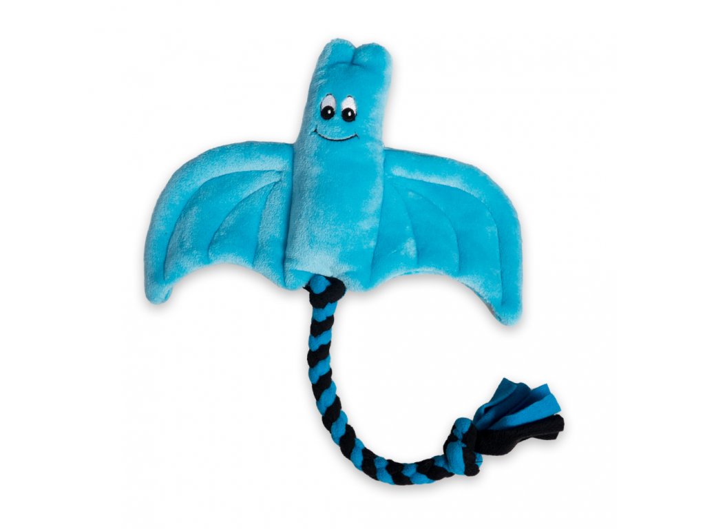 Pískací Potvůrky Netopýr střední - modrá