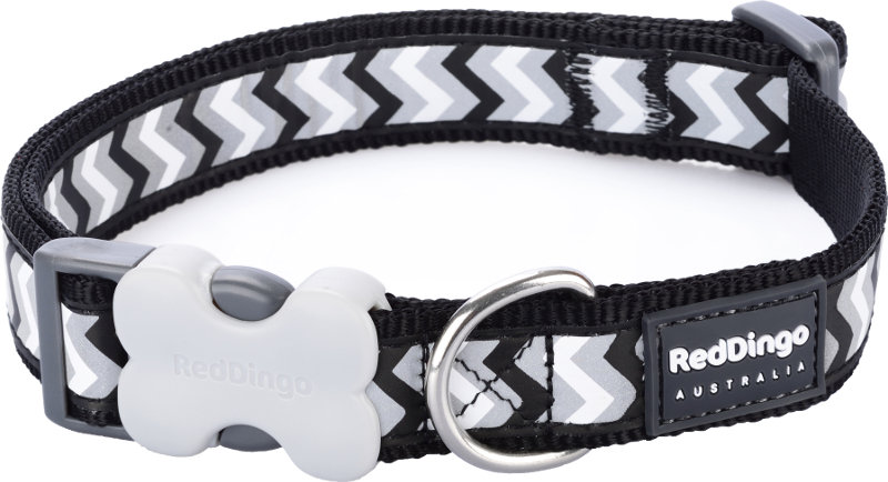 Obojek RD 12 mm x 20-32 cm - Ziggy Rfx - černá