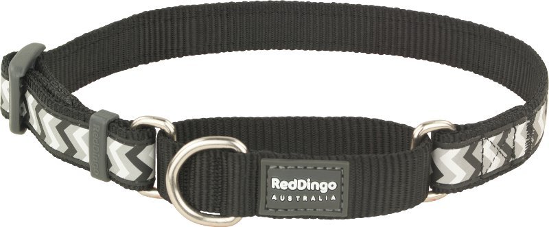 Obojek polos. RD 15 mm x 26-40 cm - Ziggy Rfx - černá