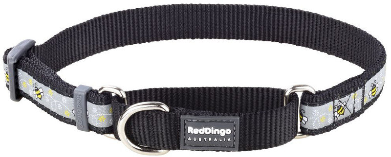 Obojek polos. RD 15 mm x 26-40 cm - Bumble Bee Black