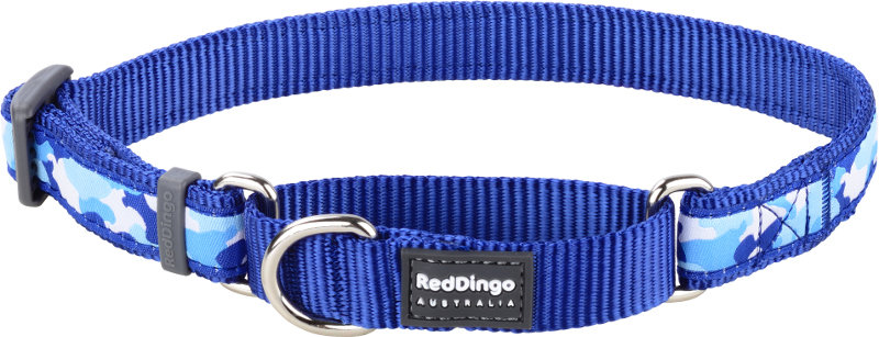 Obojek polos. RD 15 mm x 26-40 cm - Camouflage Navy