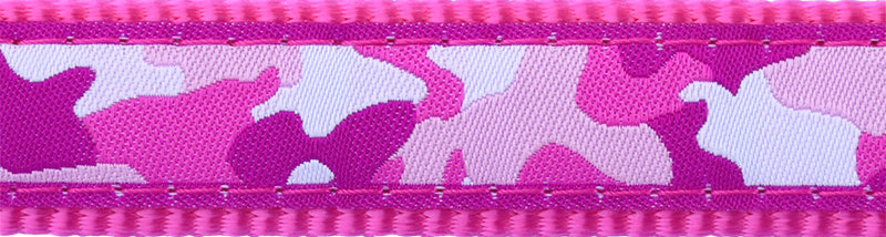 Vodítko RD přep. 12 mm x 2 m - Camouflage Hot Pink