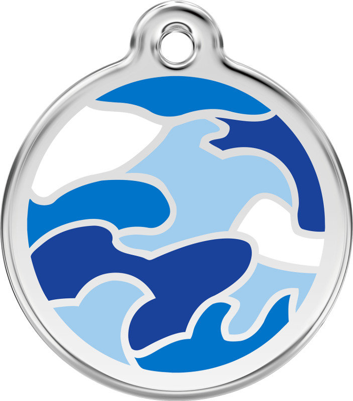 Známka Red Dingo Camouflage - Modrá S