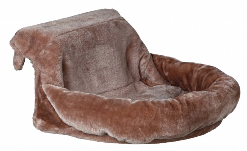 Závěsné plyšové lůžko na topení s okrajem