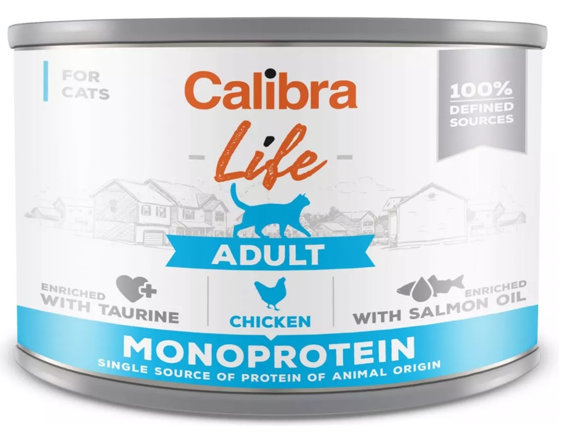 Calibra Cat Life  konz.Adult Chicken 200g