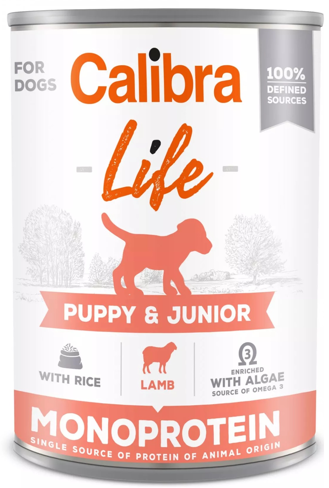 Calibra Dog Life  konz.Puppy&Junior Lamb&rice 400g