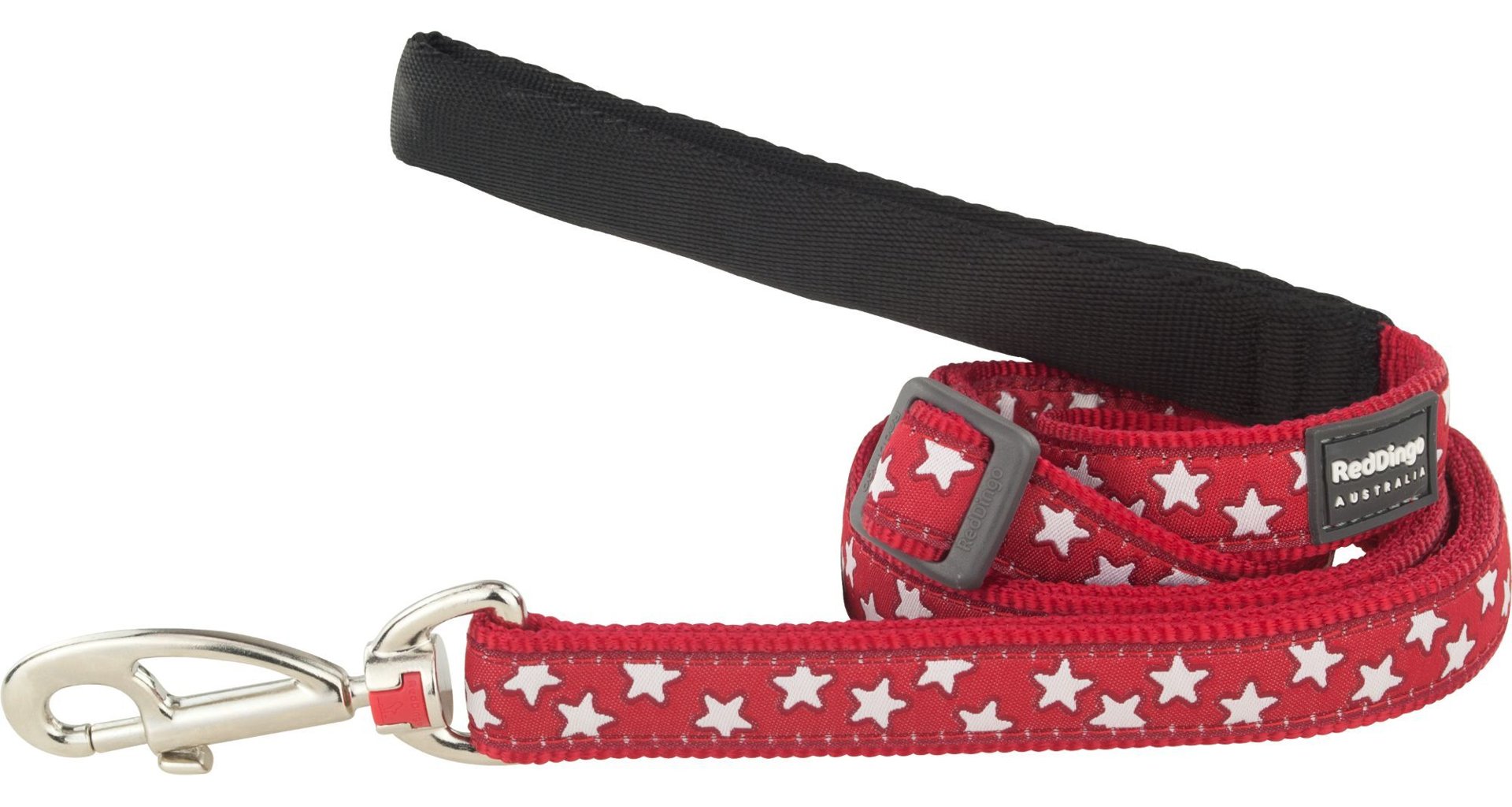 Vodítko RD 12 mm x 1,8 m - Stars White on Red