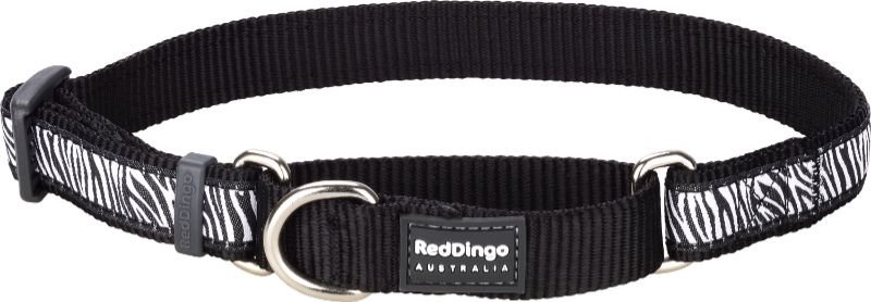 Obojek polos. RD 15 mm x 26-40 cm - Safari Black