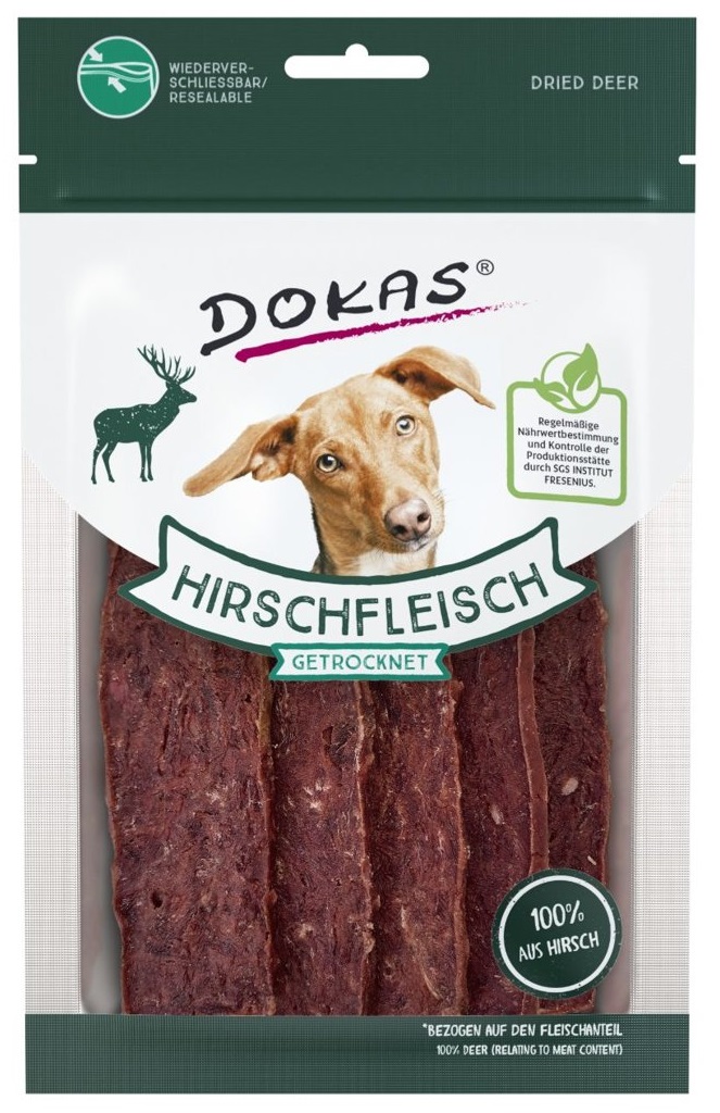 Dokas – Jelení maso plátky 60g
