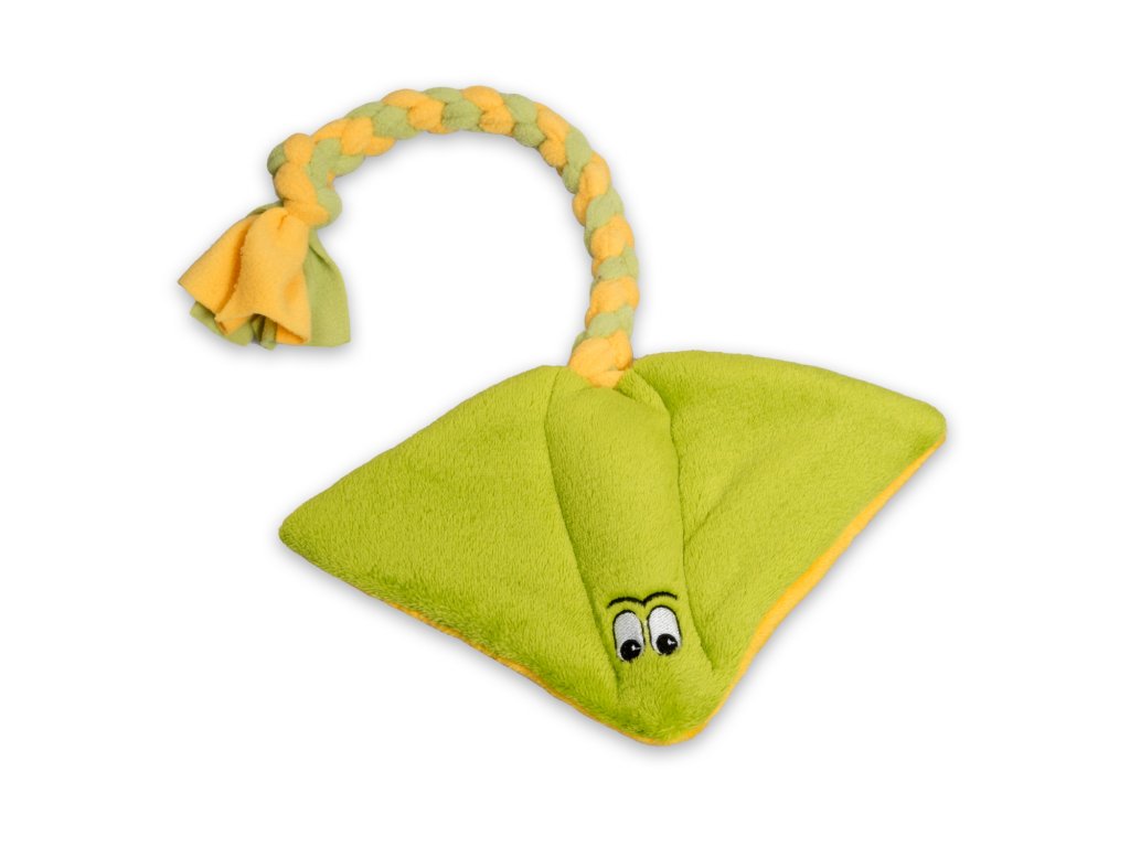 Pískací Potvůrky Rejnok Velký - zelená/žlutá