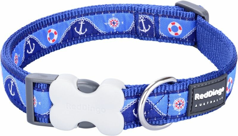 Obojek RD 12 mm x 20-32 cm - Nautical Dark Blue