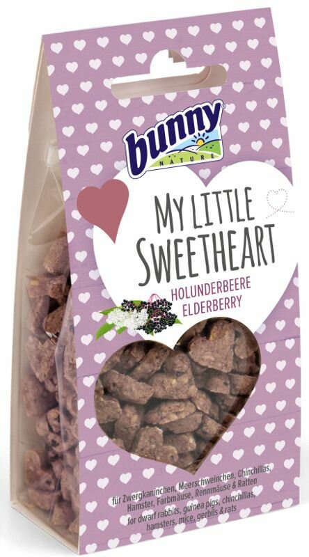 Bunny Nature srdíčka s bezinkami a ibiškem 30 g