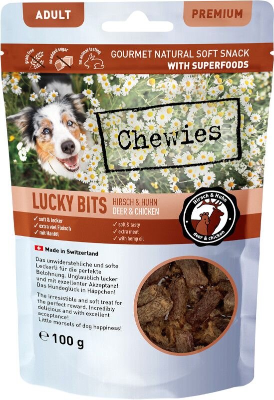 Chewies Lucky Bits Jelen a kuře 100g