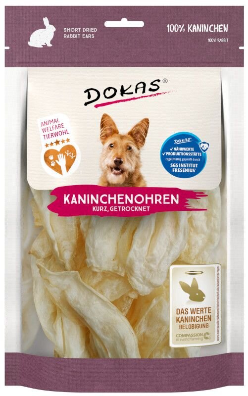 Dokas - Králičí uši bez srsti 70 g