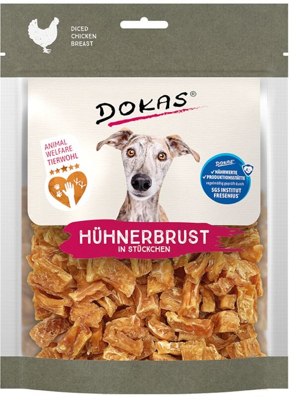 Dokas Kuřecí prsa kousky Animal Welfare 170 g