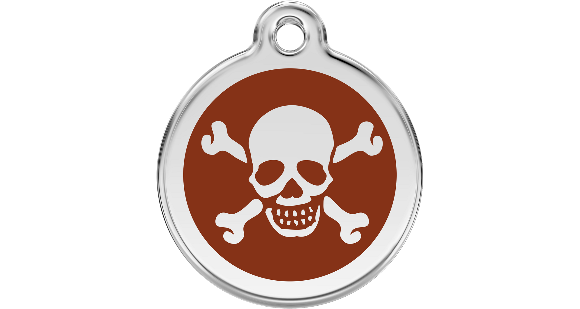 Známka Red Dingo Lebka hnědá S