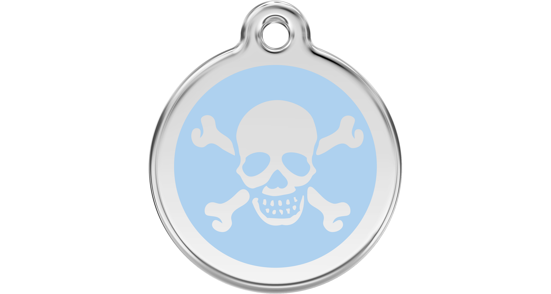 Známka Red Dingo Lebka světle modrá S