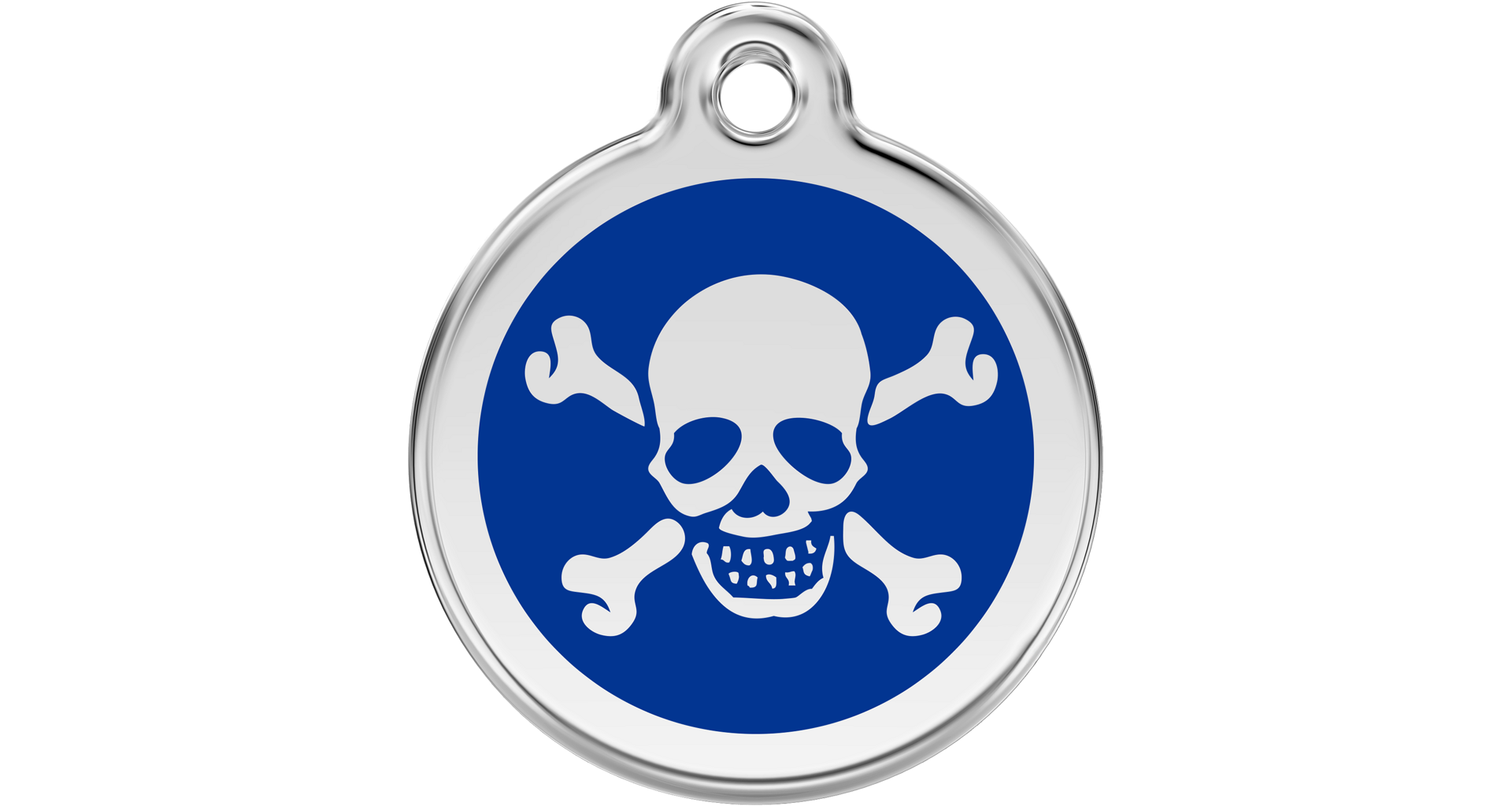 Známka Red Dingo Lebka modrá S