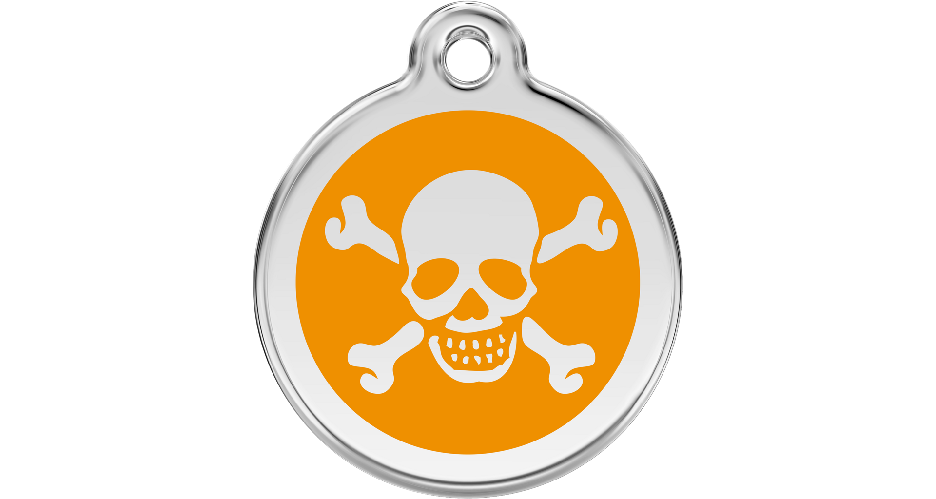 Známka Red Dingo Lebka oranžová S