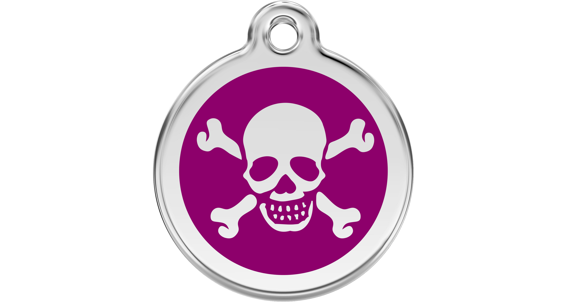 Známka Red Dingo Lebka fialová S