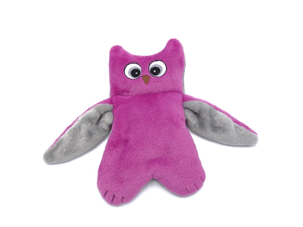 Pískací Potvůrky Sova - ostružinová
