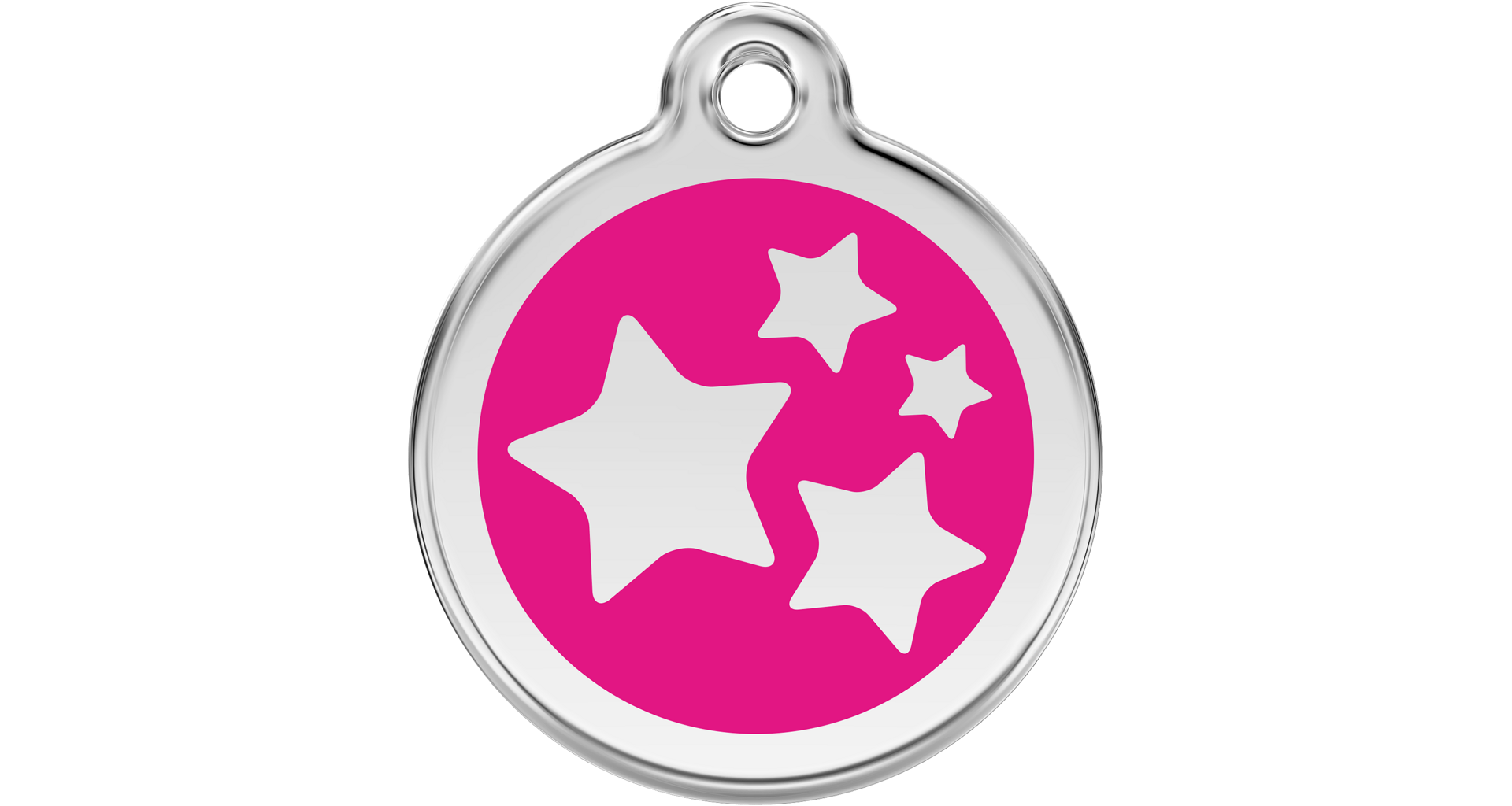 Známka Red Dingo Hvězdičky - tmavě růžová S