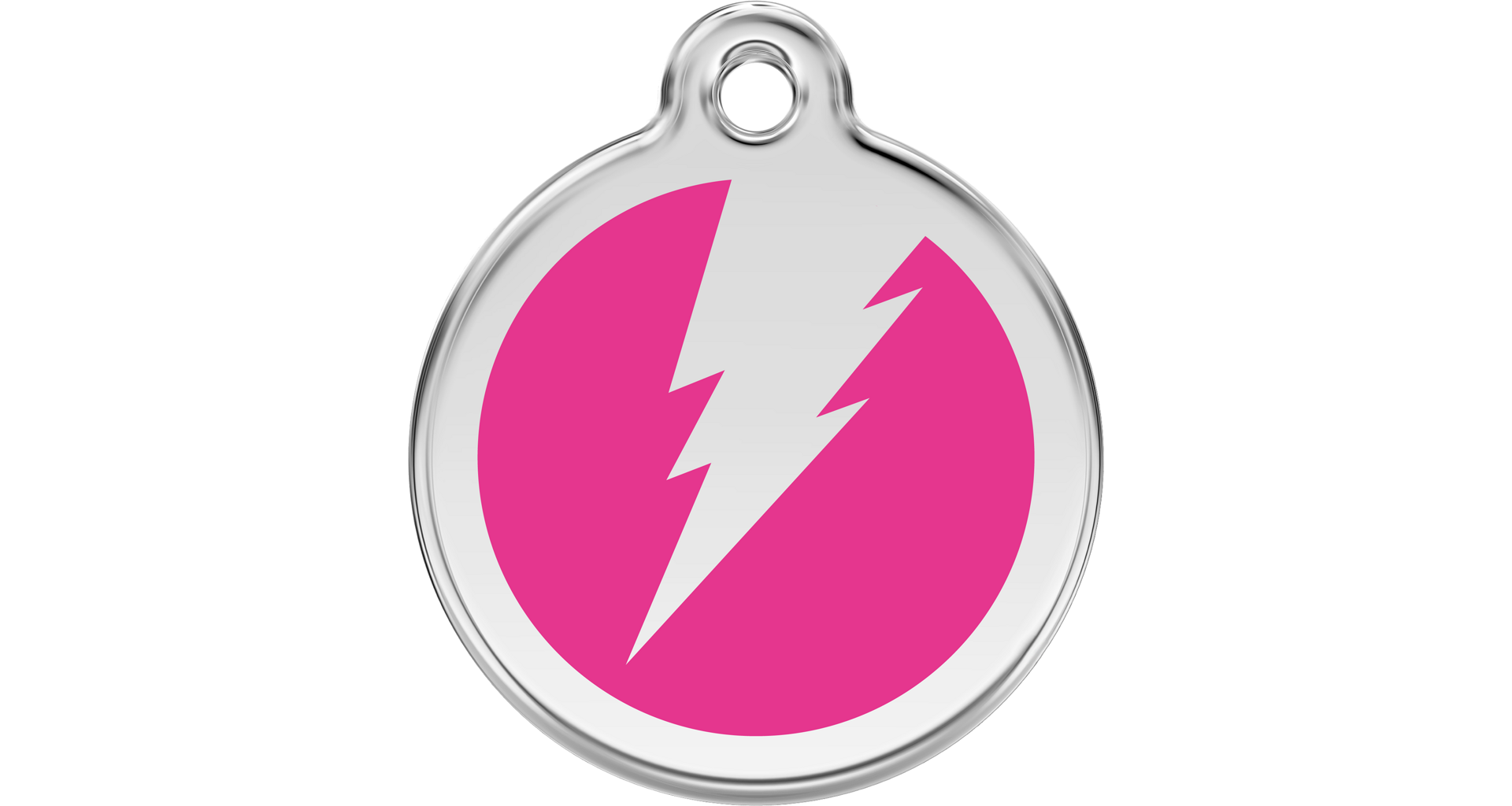 Známka Red Dingo Blesk - tmavě růžová S