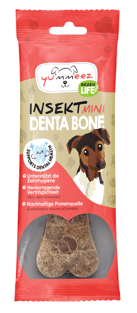 Yummeez Green Life Dentální kost s hmyzem Mini
