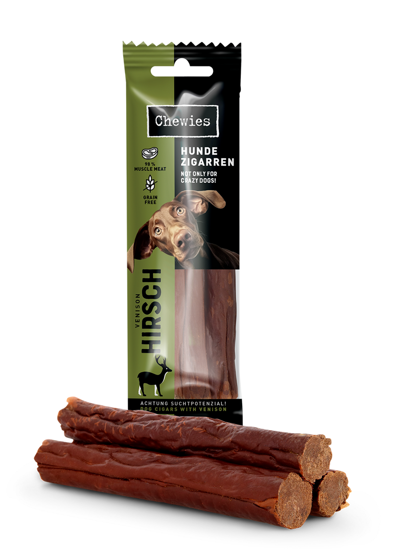 Chewies Hundezigarren Jelení salámky 75 g