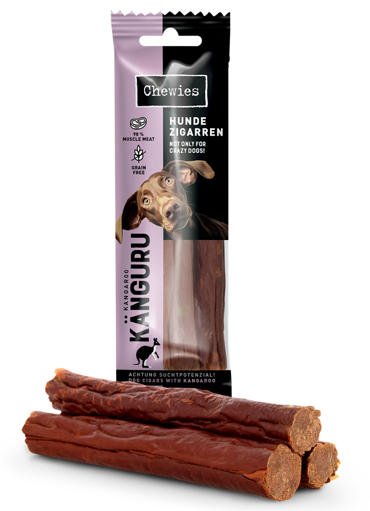 Chewies Hundezigarren Klokaní salámky 75 g