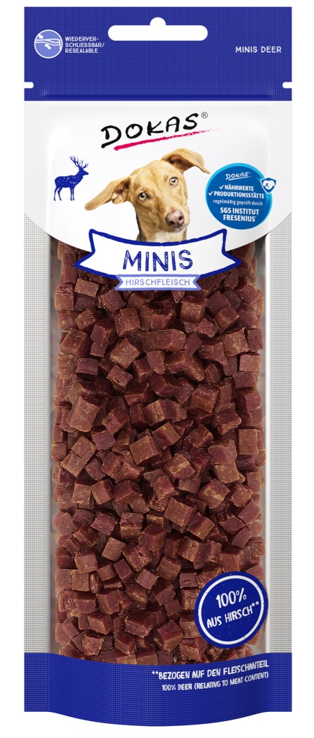 Dokas Minis Kostičky z jeleního masa 60 g