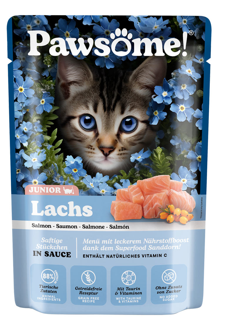 Pawsome! Junior s lososem 85 g