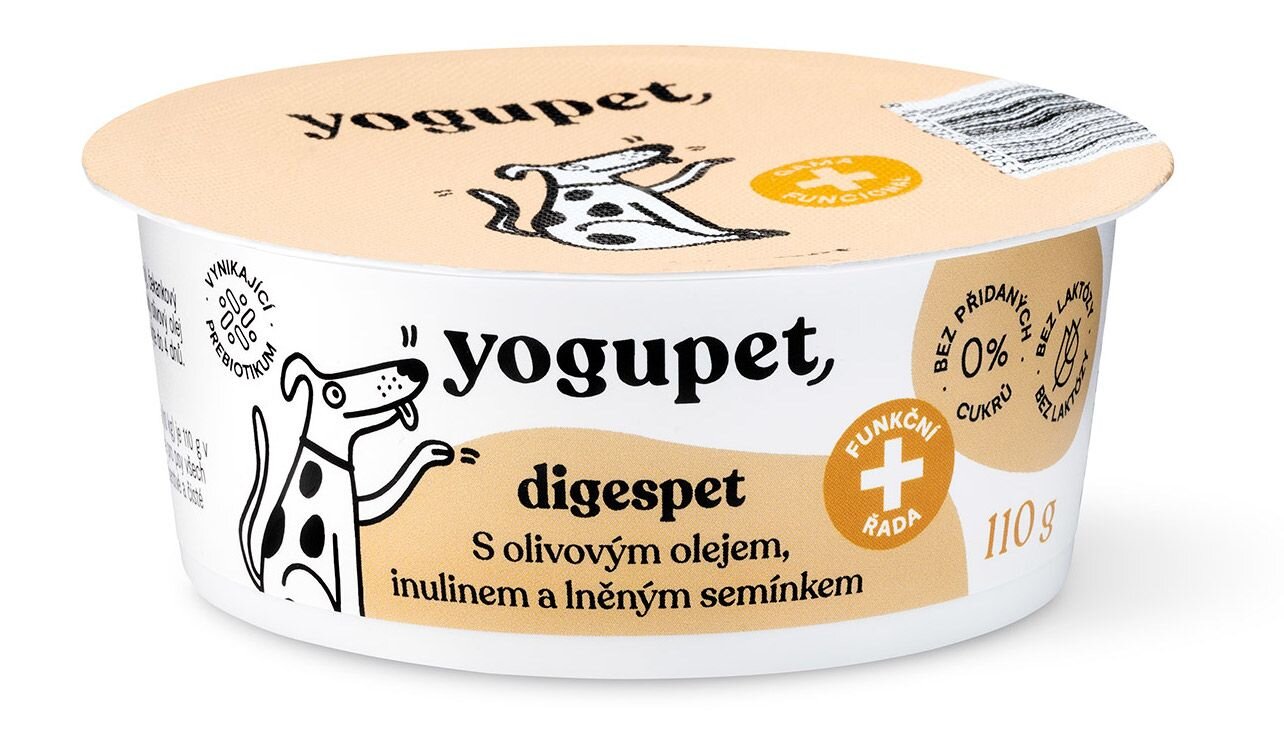 Yogupet Jogurt pro psy Digespet – s olivovým olejem